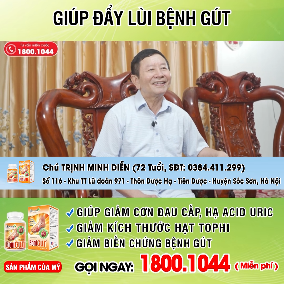 Gút đau uống thuốc cầm chừng – thận suy dạ loét, xin đừng chủ quan